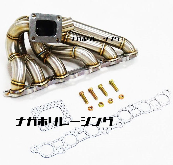 2JZ-GE T4フランジ(シングルポート) 上置き エキマニ ウエストゲート用パイプ