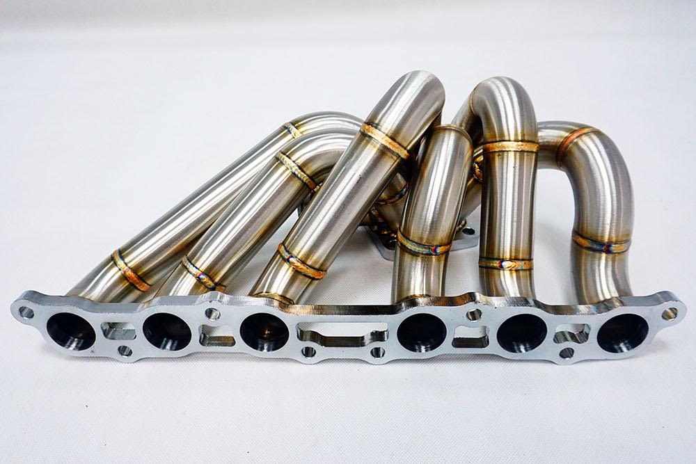2JZ-GE T4フランジ(シングルポート)上置き エキマニ 44mmウエストゲート用