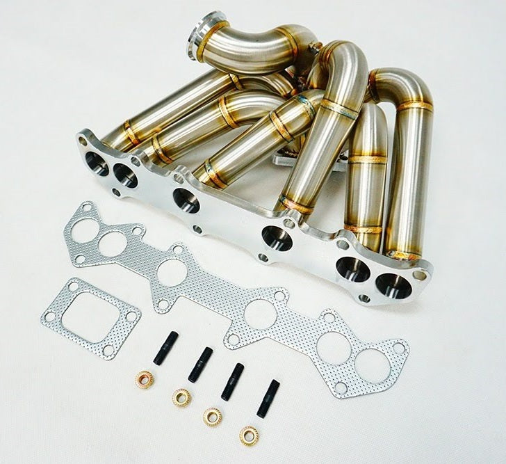 1JZ-GTE VVTI T3フランジ 上置き エキマニ 44mmウエストゲート用