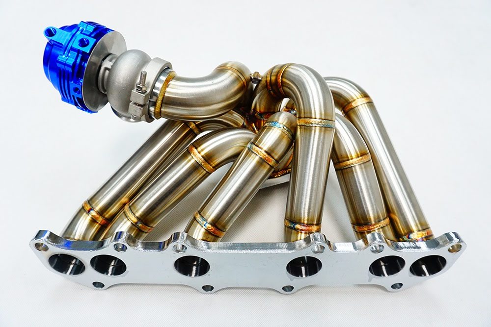 1JZ-GTE VVTI T3フランジ 上置き エキマニ 44mmウエストゲート用