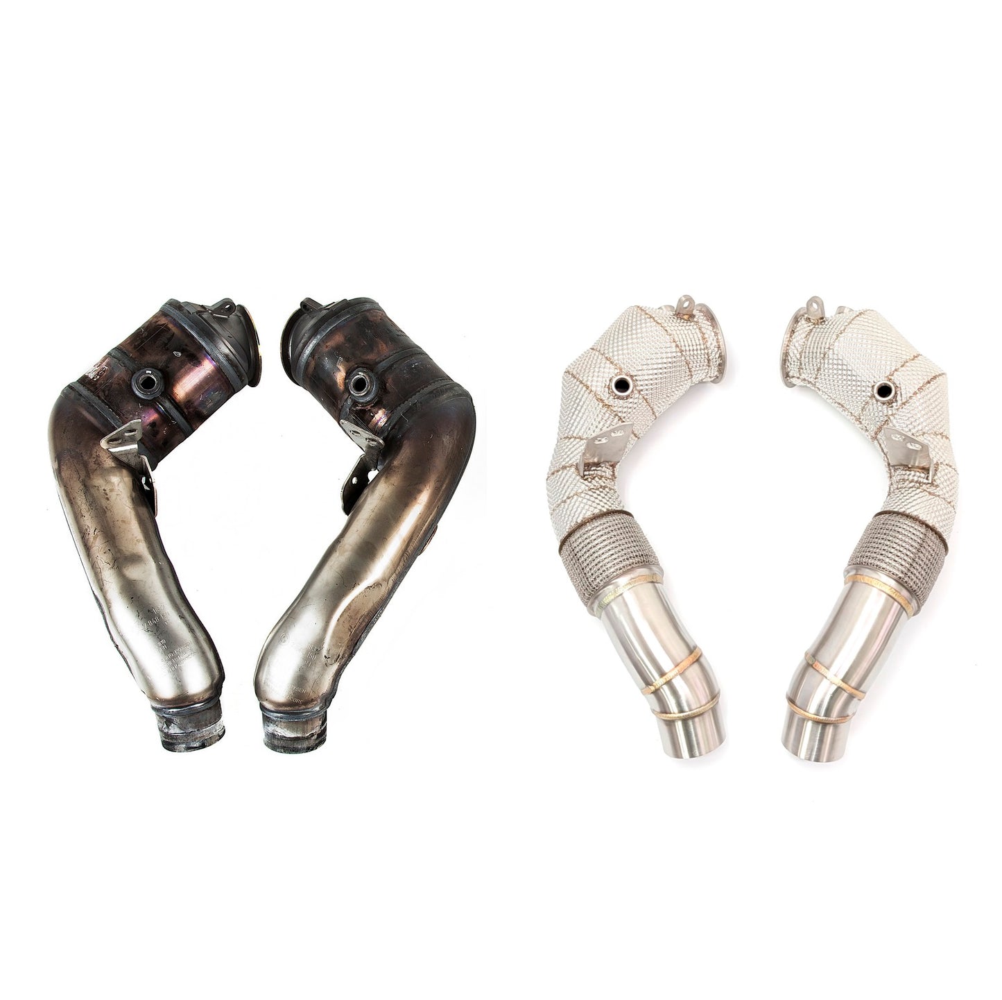 BMW ダウンパイプ M5 M6 F06 F10 F12 F13 S63