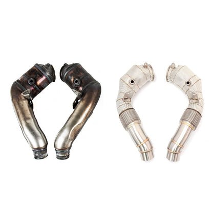 BMW ダウンパイプ M5 M6 F06 F10 F12 F13 S63