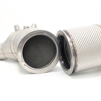 AUDI ダウンパイプ RS6 RS7 A8 S8 C8 D5