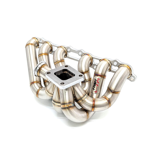 2JZ-GE T4フランジ(シングルポート)上置き エキマニ 44mmウエストゲート用