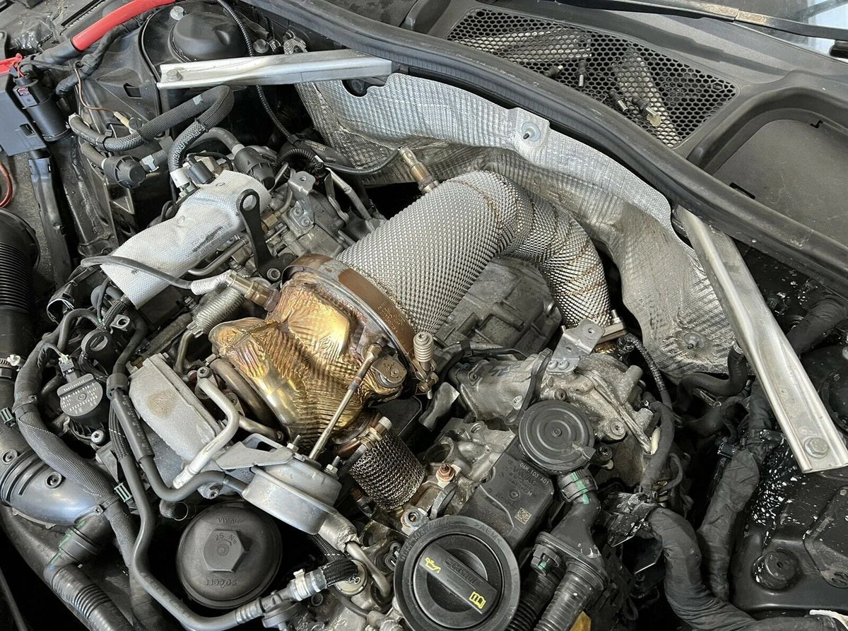 AUDI ダウンパイプ S4 S5 B9 8W F5 3.0 V6