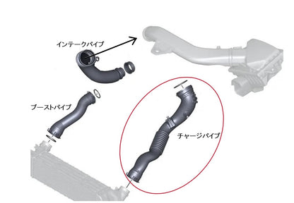 BMW チャージパイプ M135i M235i 335i 435i M2 X3 X4 F20 F21 F22 F23 F30 F31 F32 F34 F36 F87 N55 13717604033