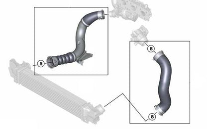 MINI チャージパイプ / ブーストパイプ セット COOPER JCW F54 F55 F56 F60